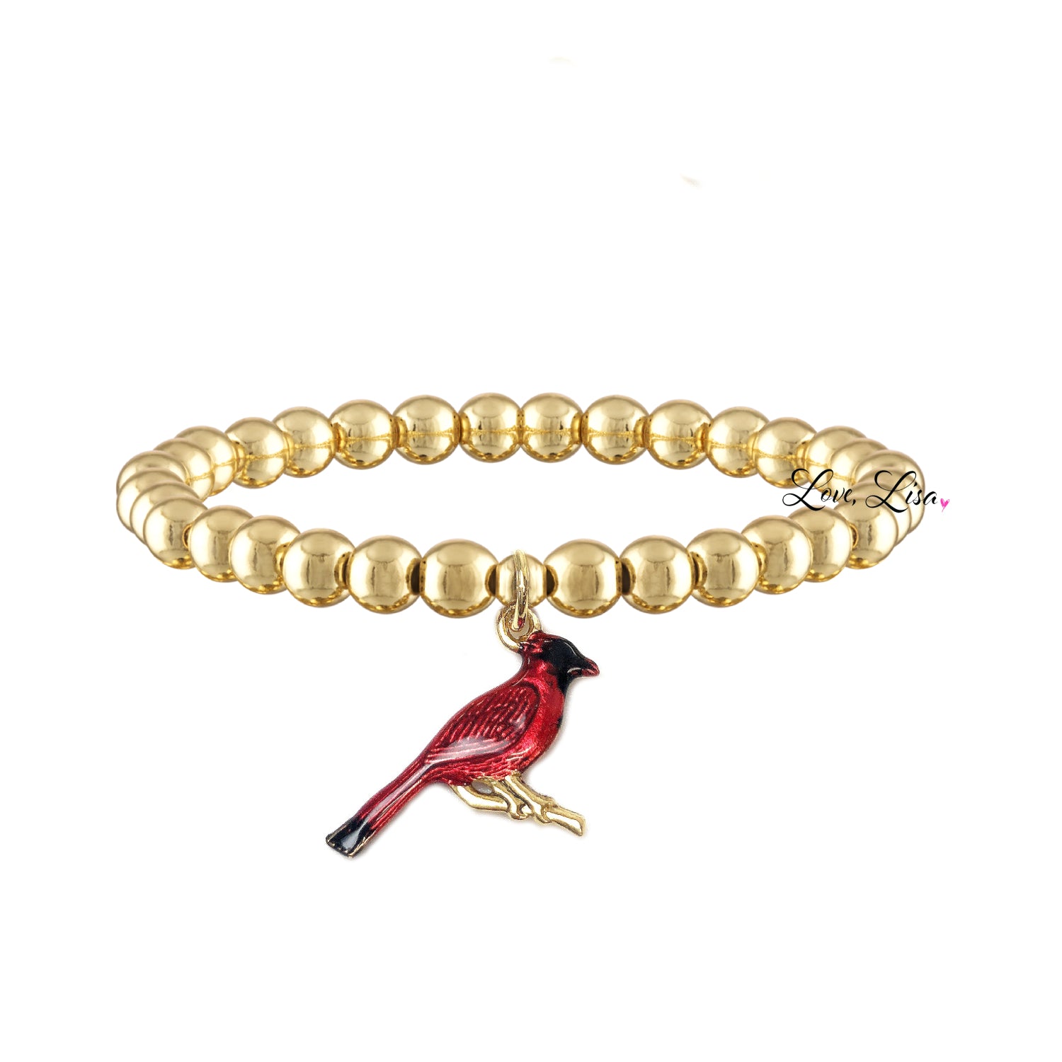 MLB St. Louis Cardinals 2-Tone Bead Adjustable Bracelet