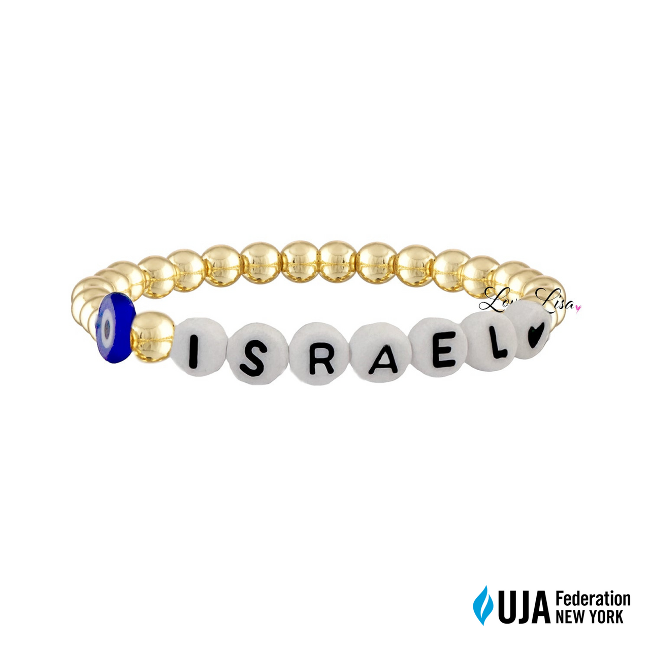 Evil Eye Pray For Israel Bracelet