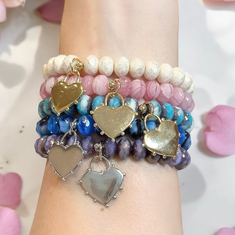 Hailey Heart & Soul Beaded Bracelet