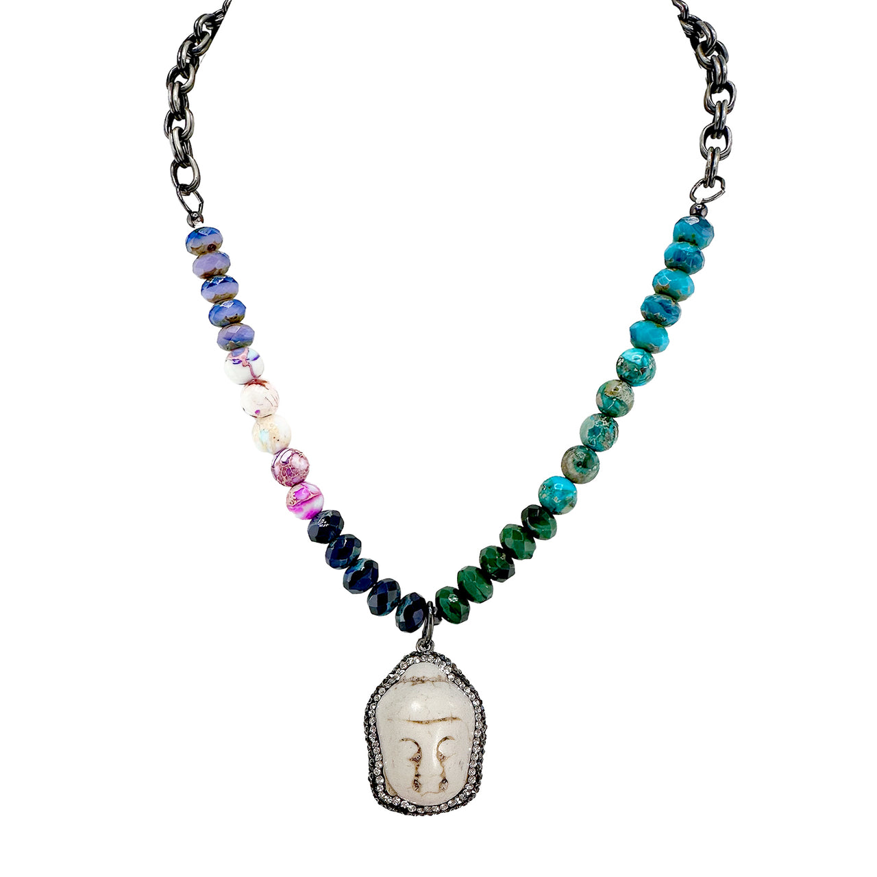 Lena Buddha Beaded Necklace