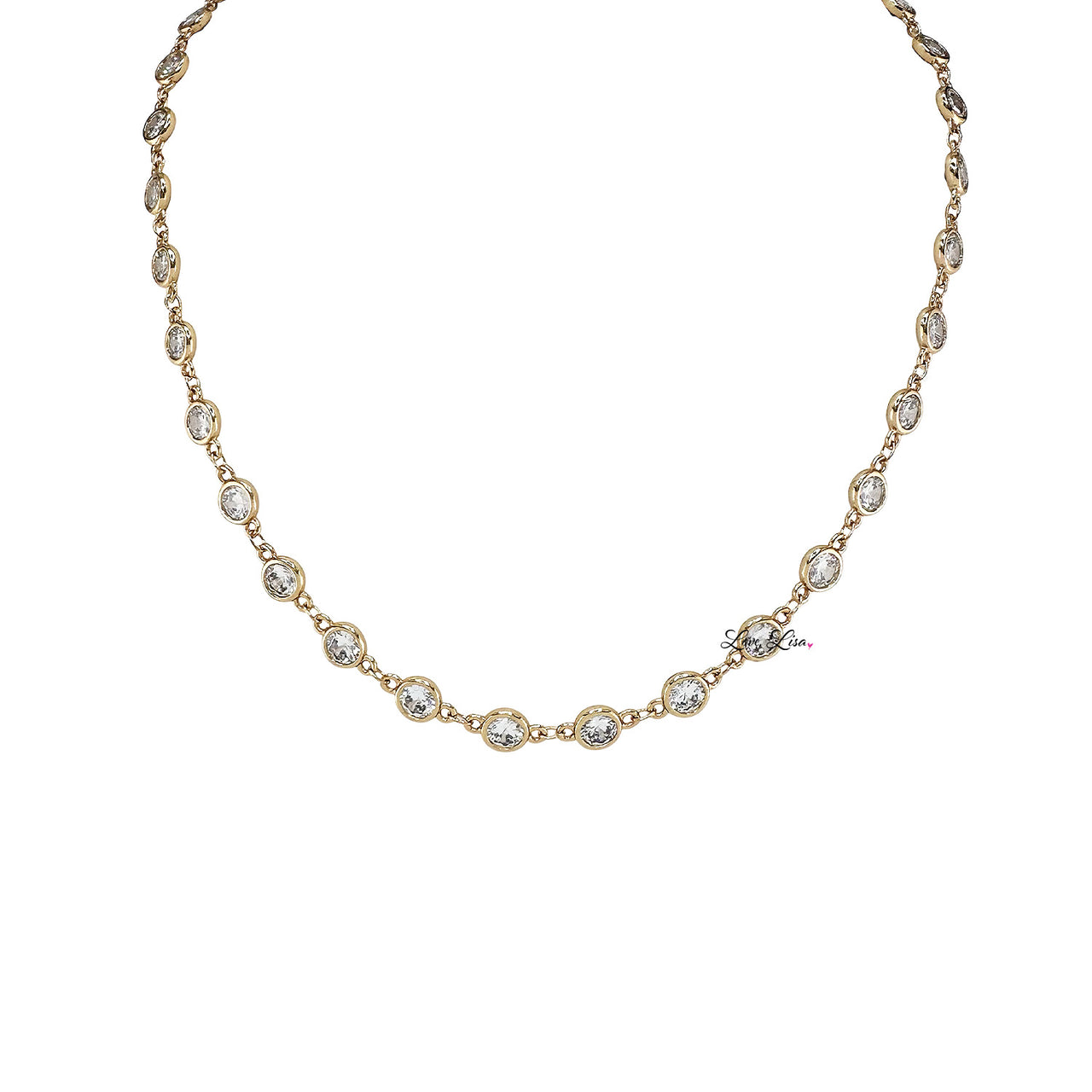 Eternal Glow Diamond By The Yard Necklace