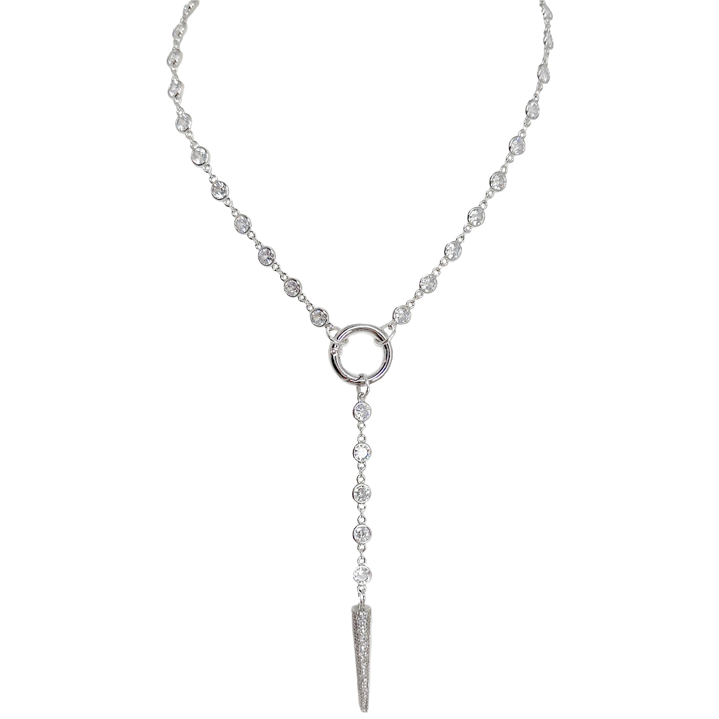 Diamond hot sale necklace $100