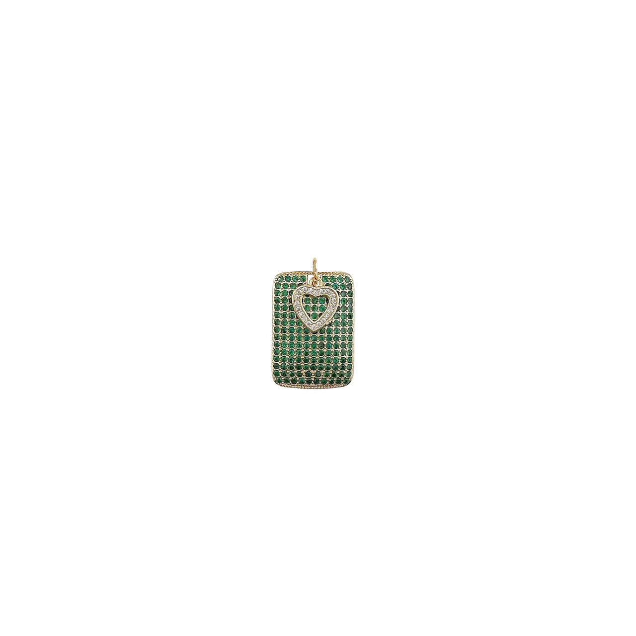 Camila Eternal Heart Dog Tag Charm