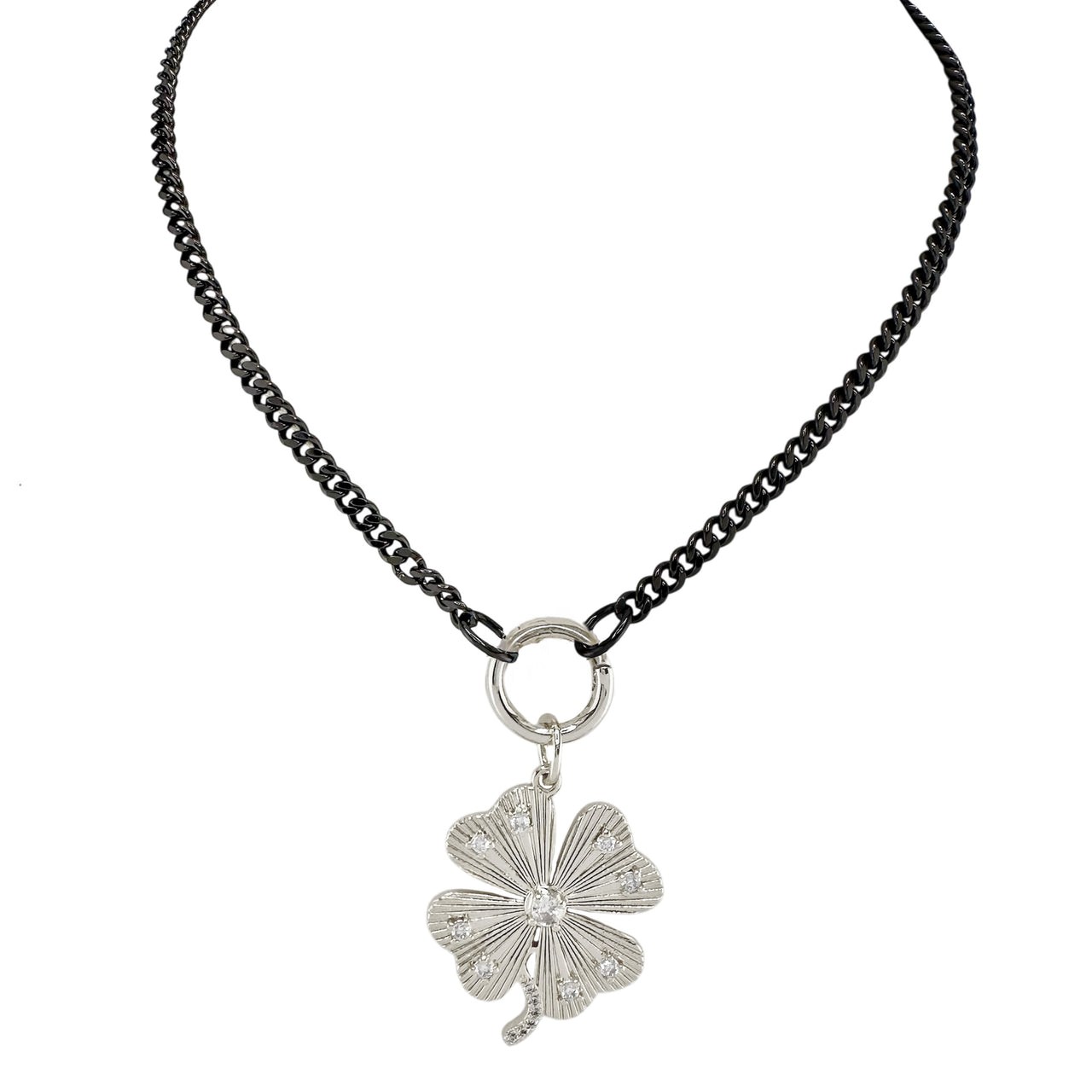 Mariano Lucky Clover Charm Necklace