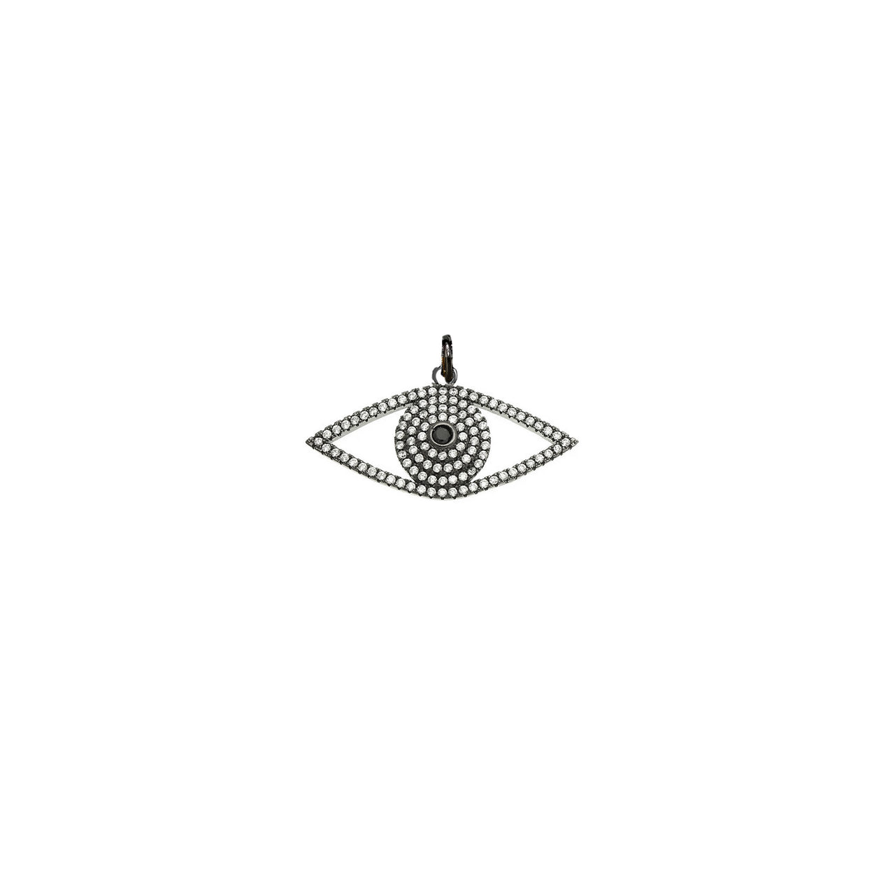 Radiant CZ Evil Eye Charm