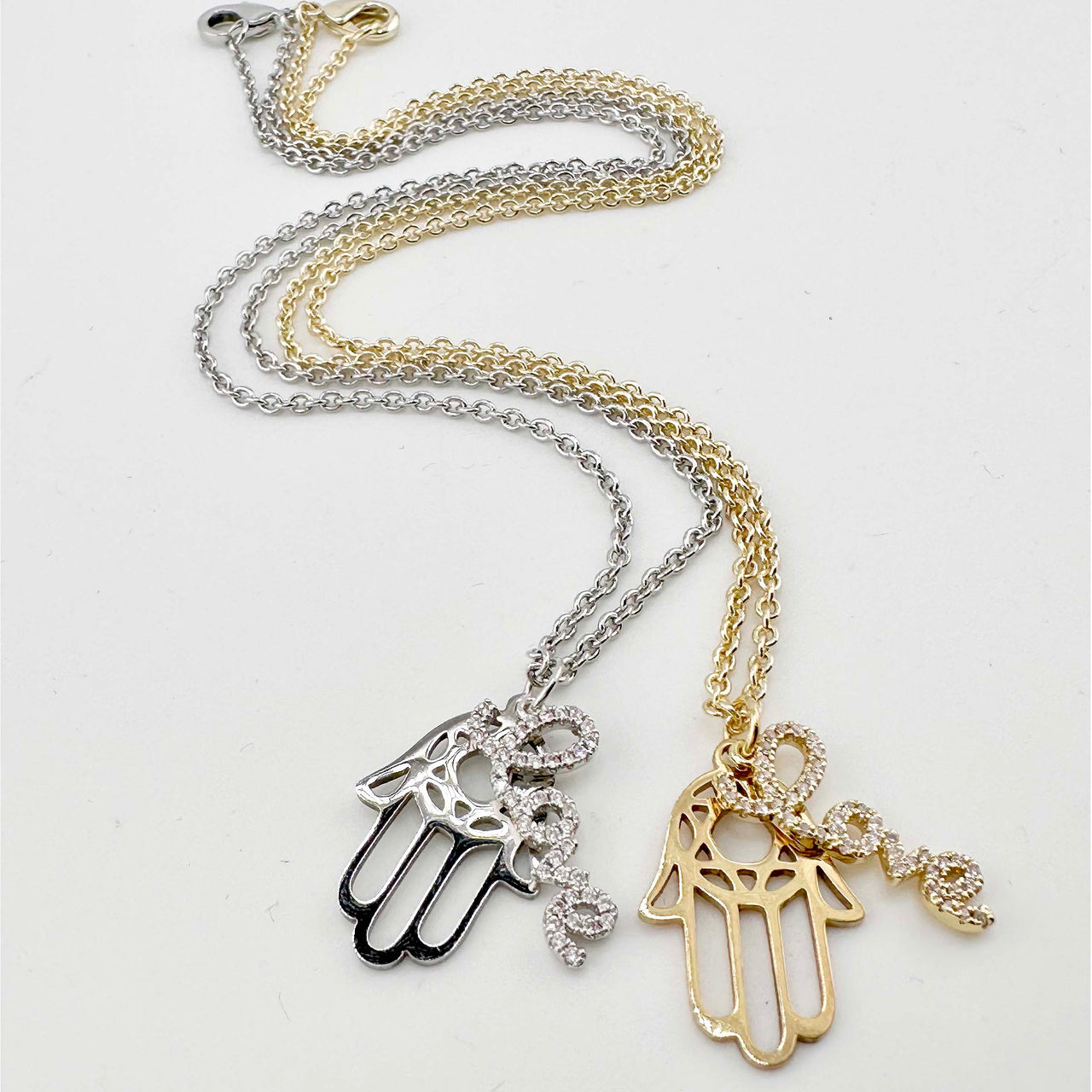 Talia Love Jewish Hamsa Necklace