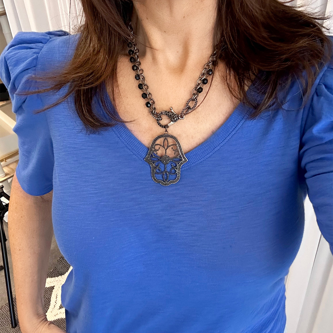 Love, Lisa’s Fabulous HAMSA Necklace