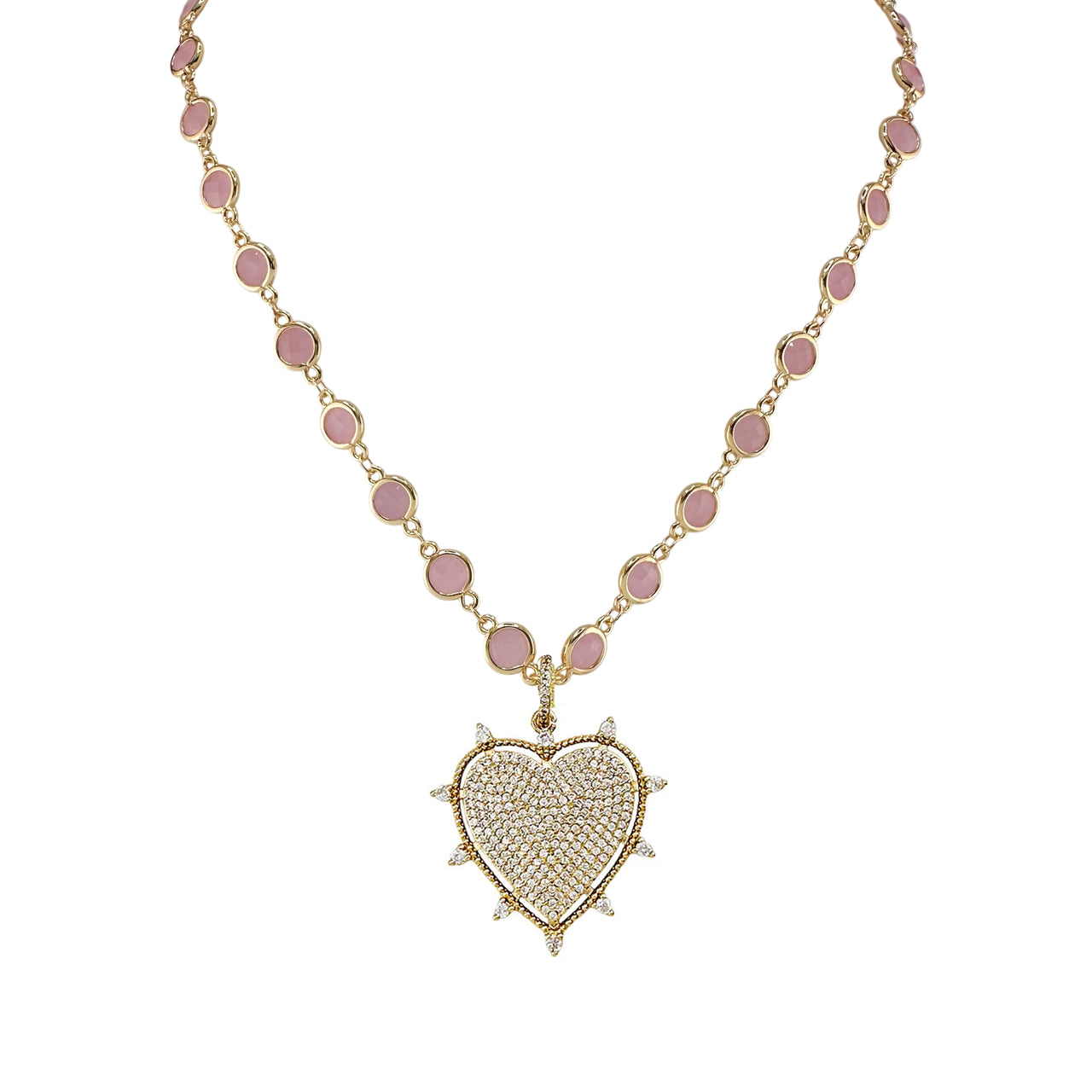 Lindsay Luxe Heart Pendant Necklace