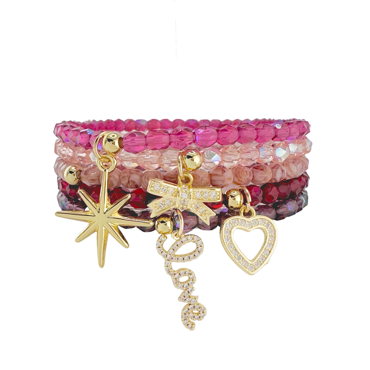 Madison Sweet Love Stack of Bracelets