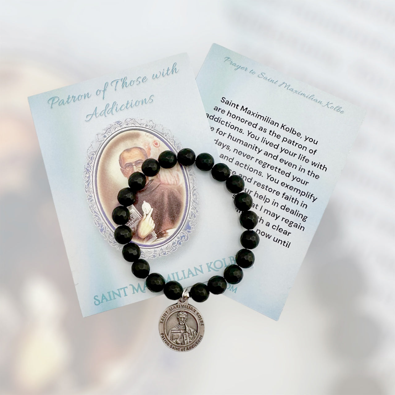 Saint Maximilian Kolbe Patron Saint Of Addiction Bracelet