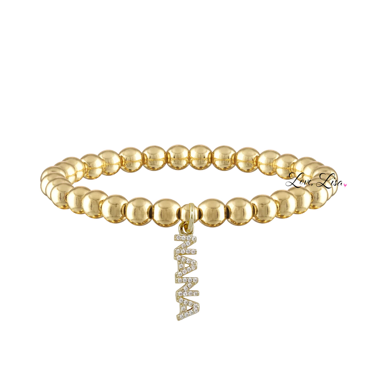 Radiant Nana Gold Charm Bracelet