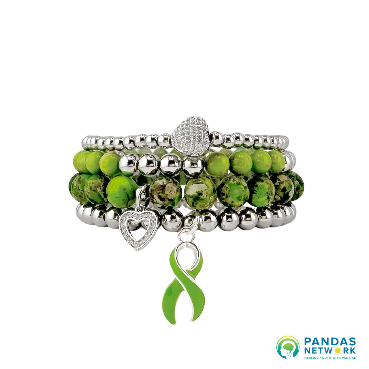 PANDAS & PANS Awareness Ribbon Collection of Bracelets