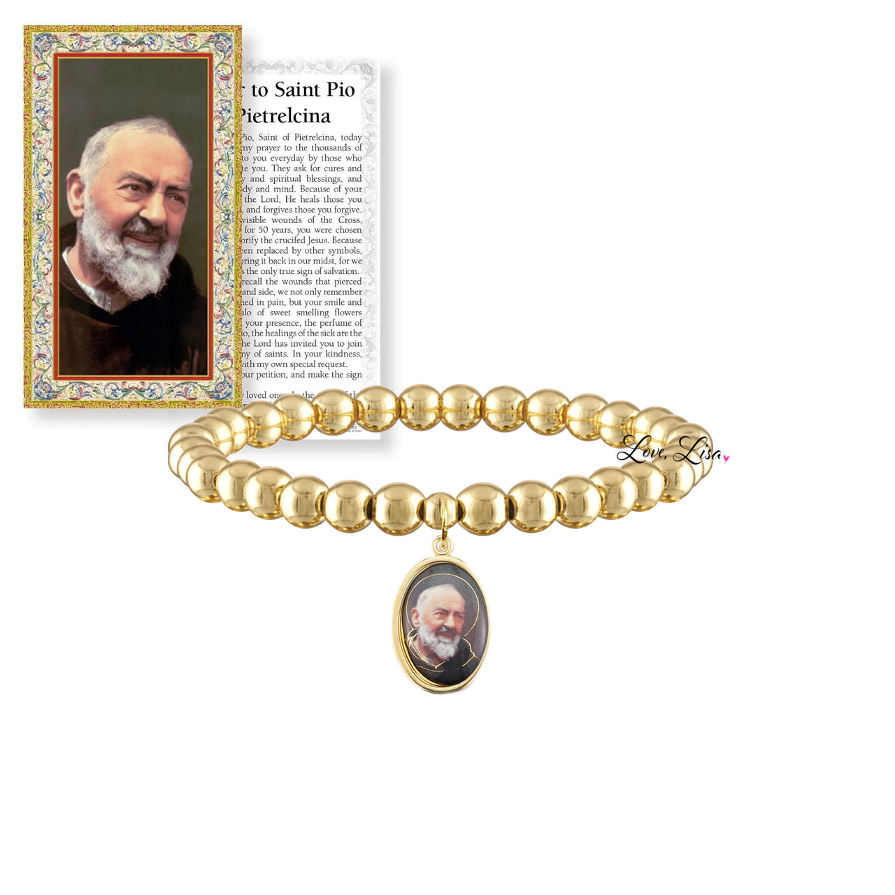 Incredible Padre Pio Beaded Bracelet