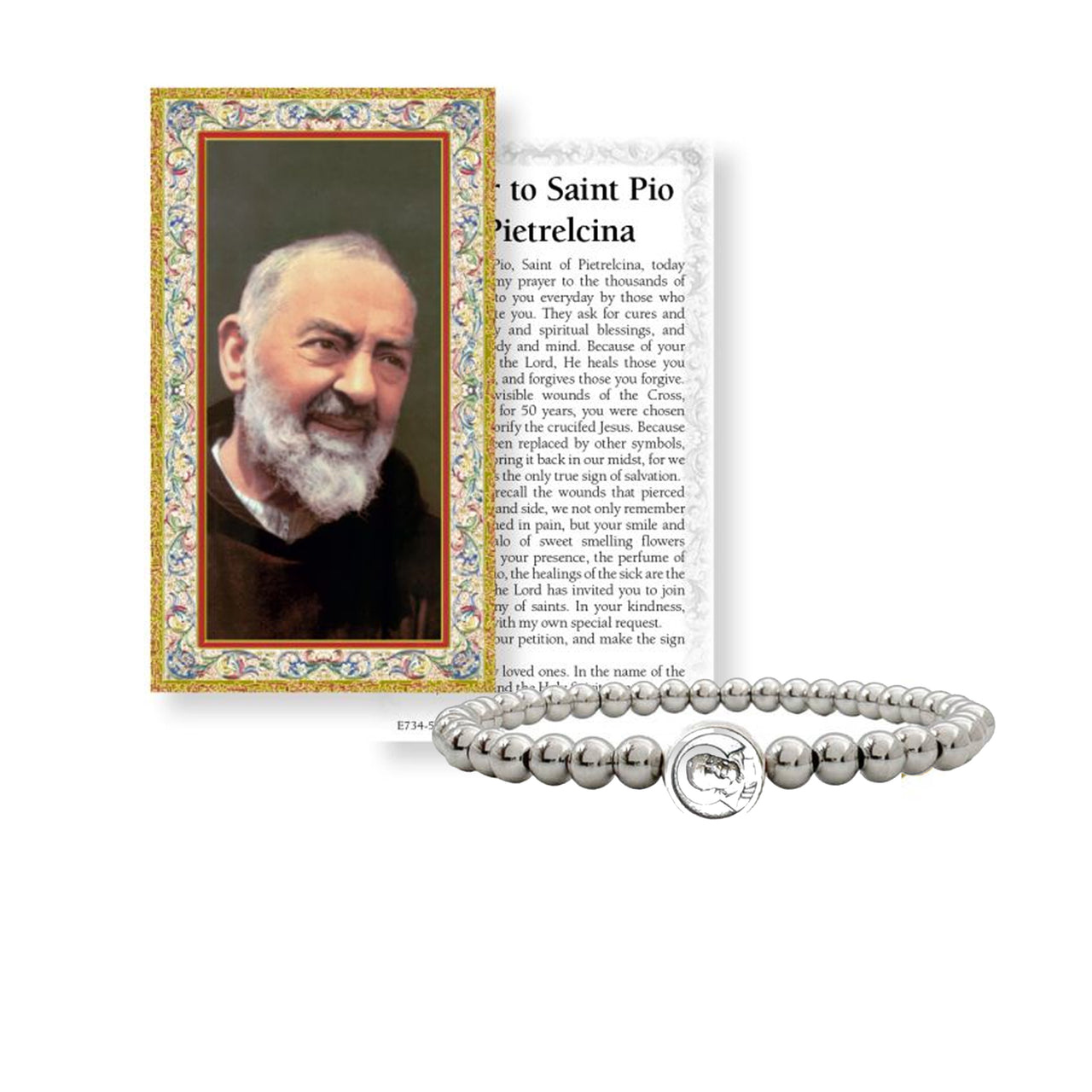 Subliminal Saint Padre Pio Healing Bracelet