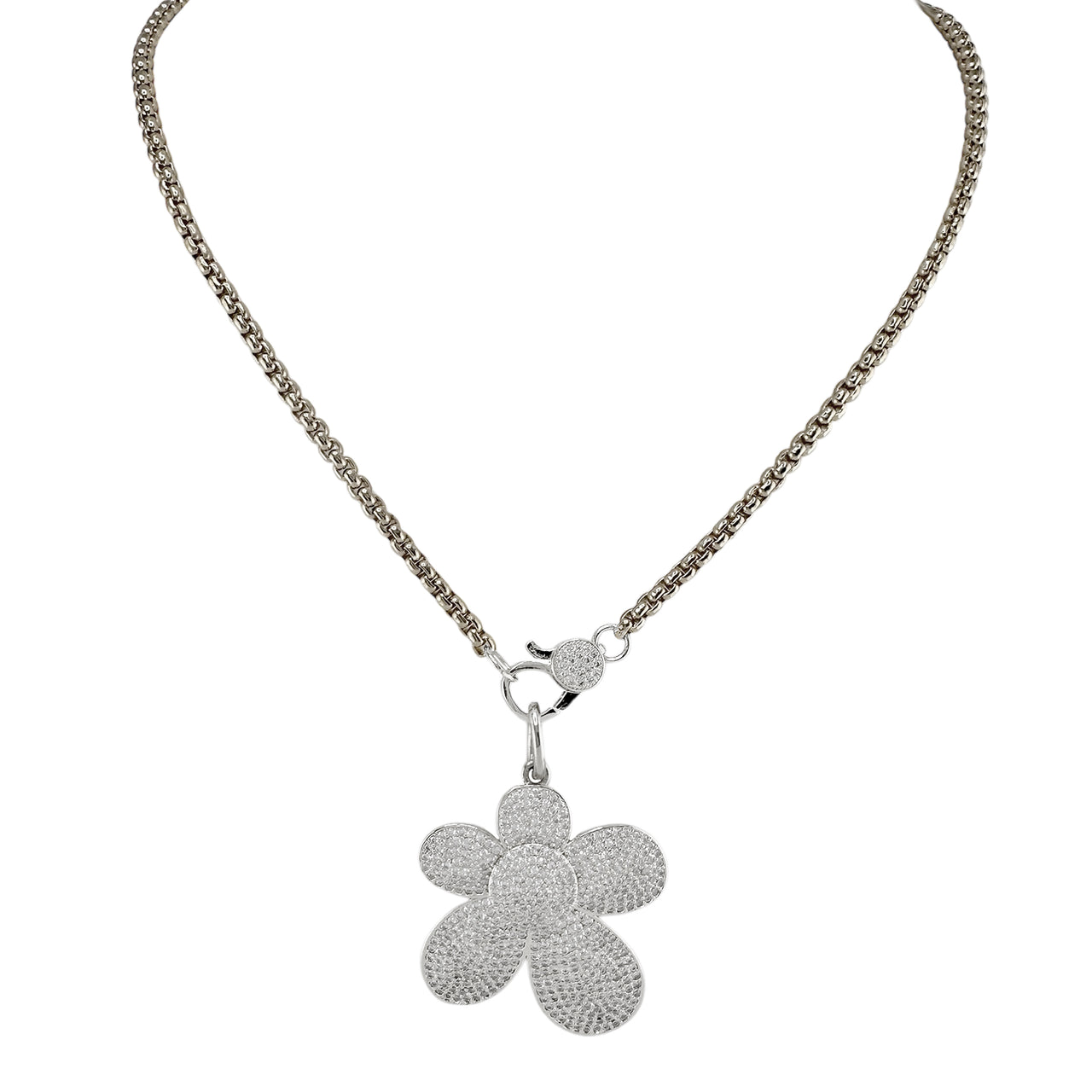 Bloom & Glow Flower Pendant Necklace