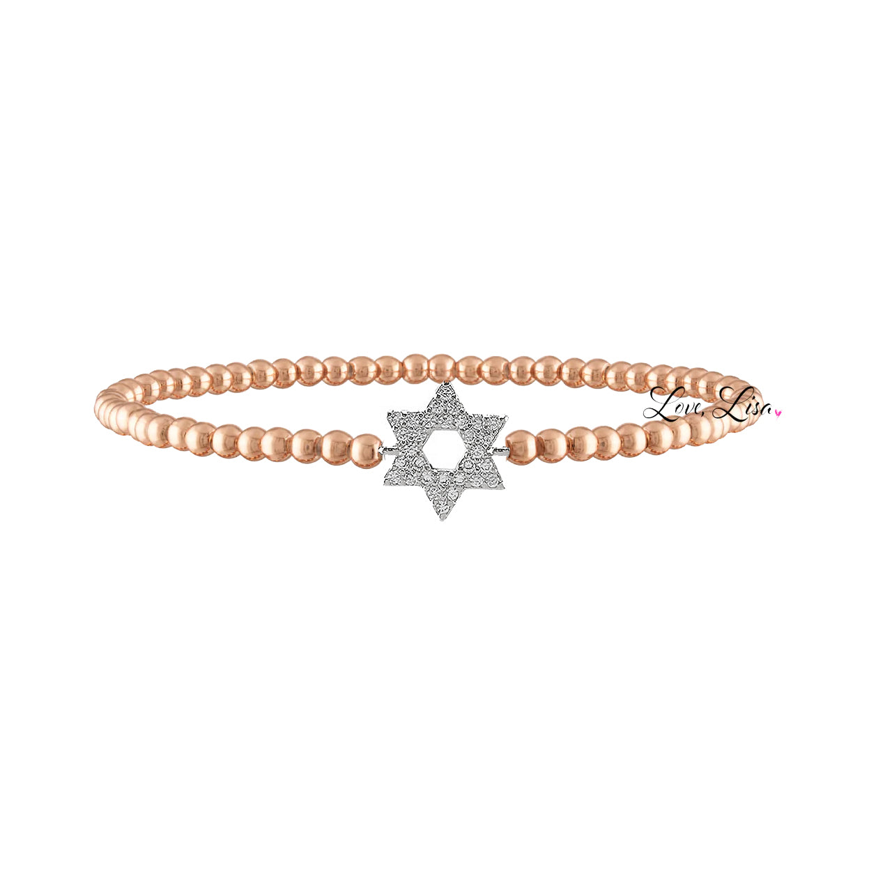 Sami Star of David Connector CZ Bracelet