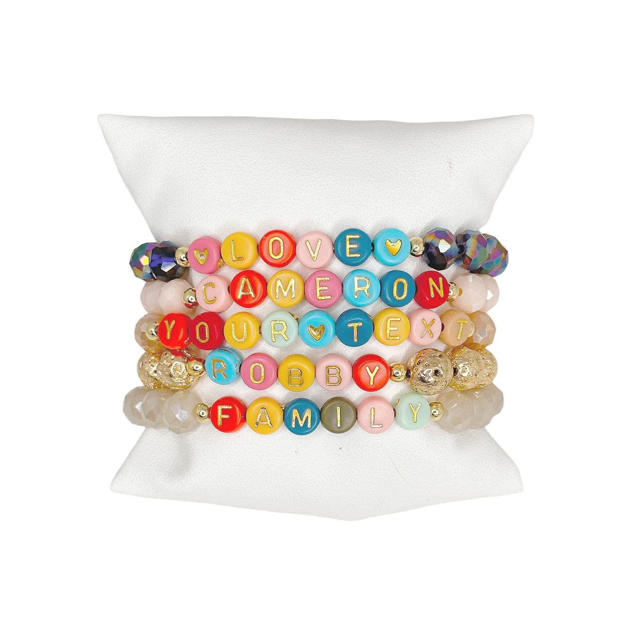 Megan Personalized Colorful Bracelet