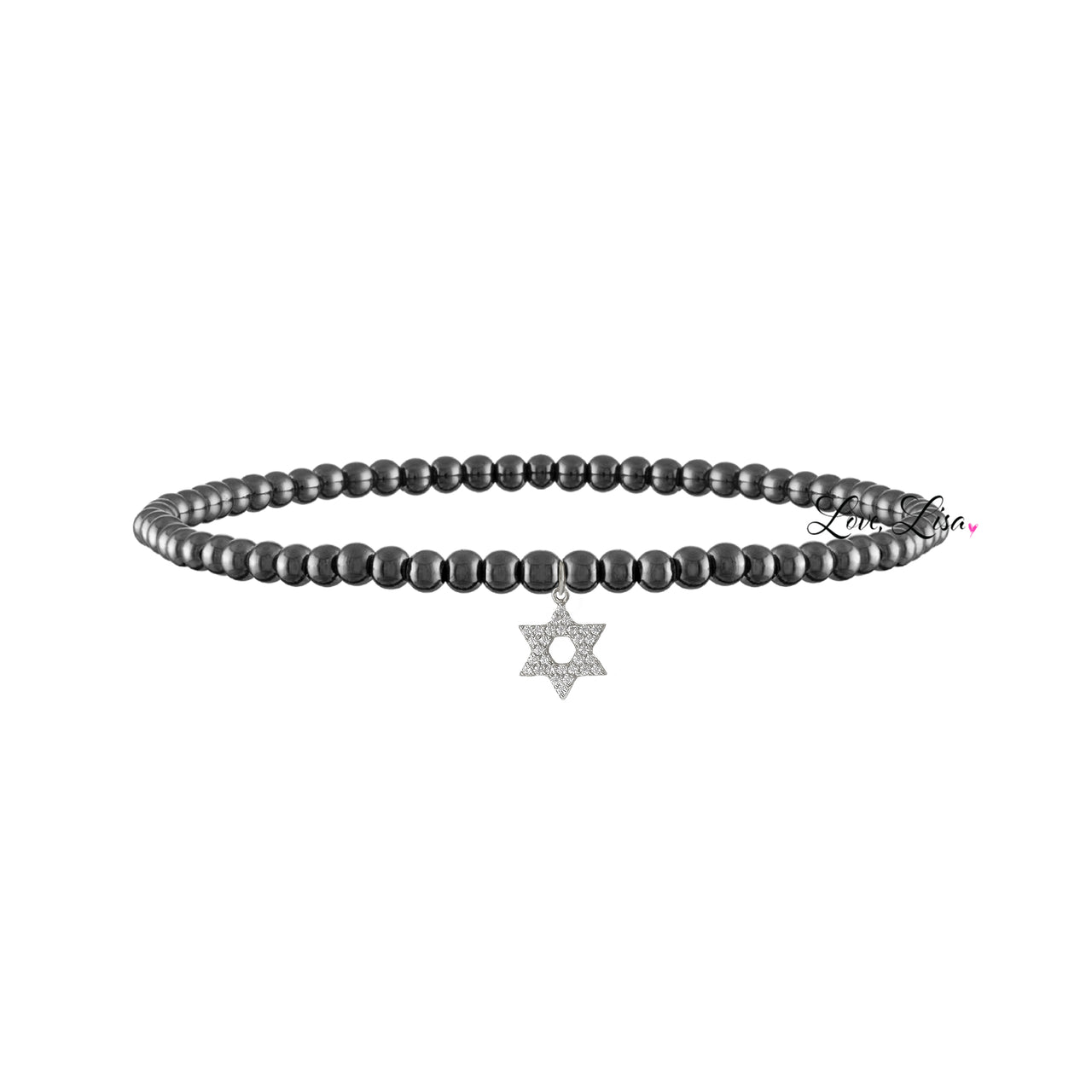 Sami CZ Cutout Star of David Bracelet