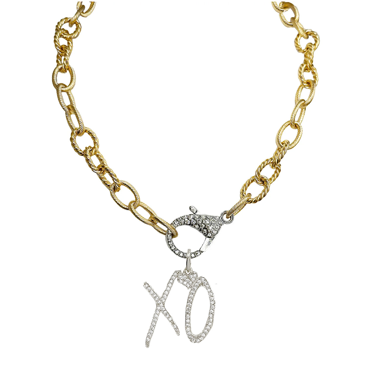 XO Pave Pendant / Charm