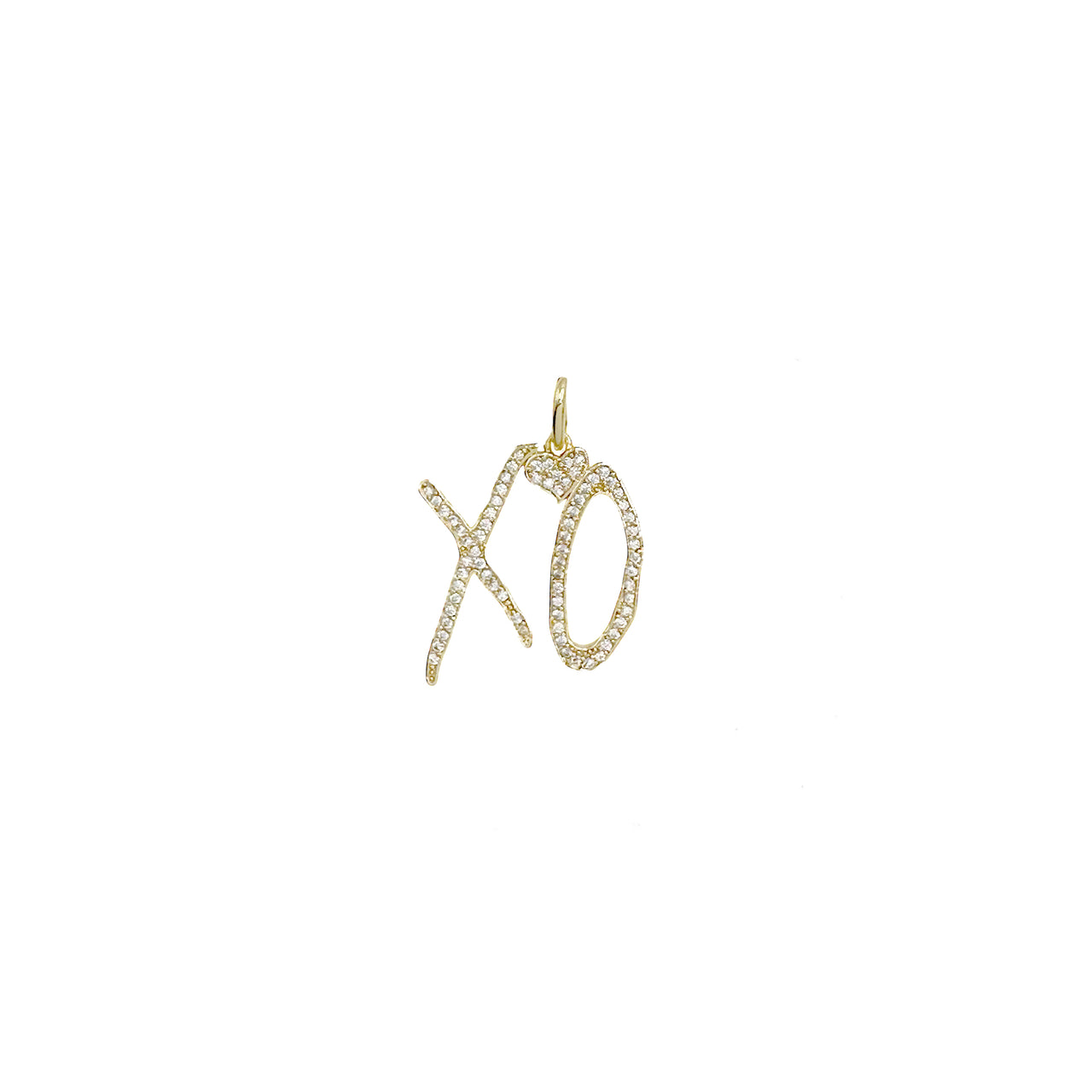 XO Pave Pendant / Charm