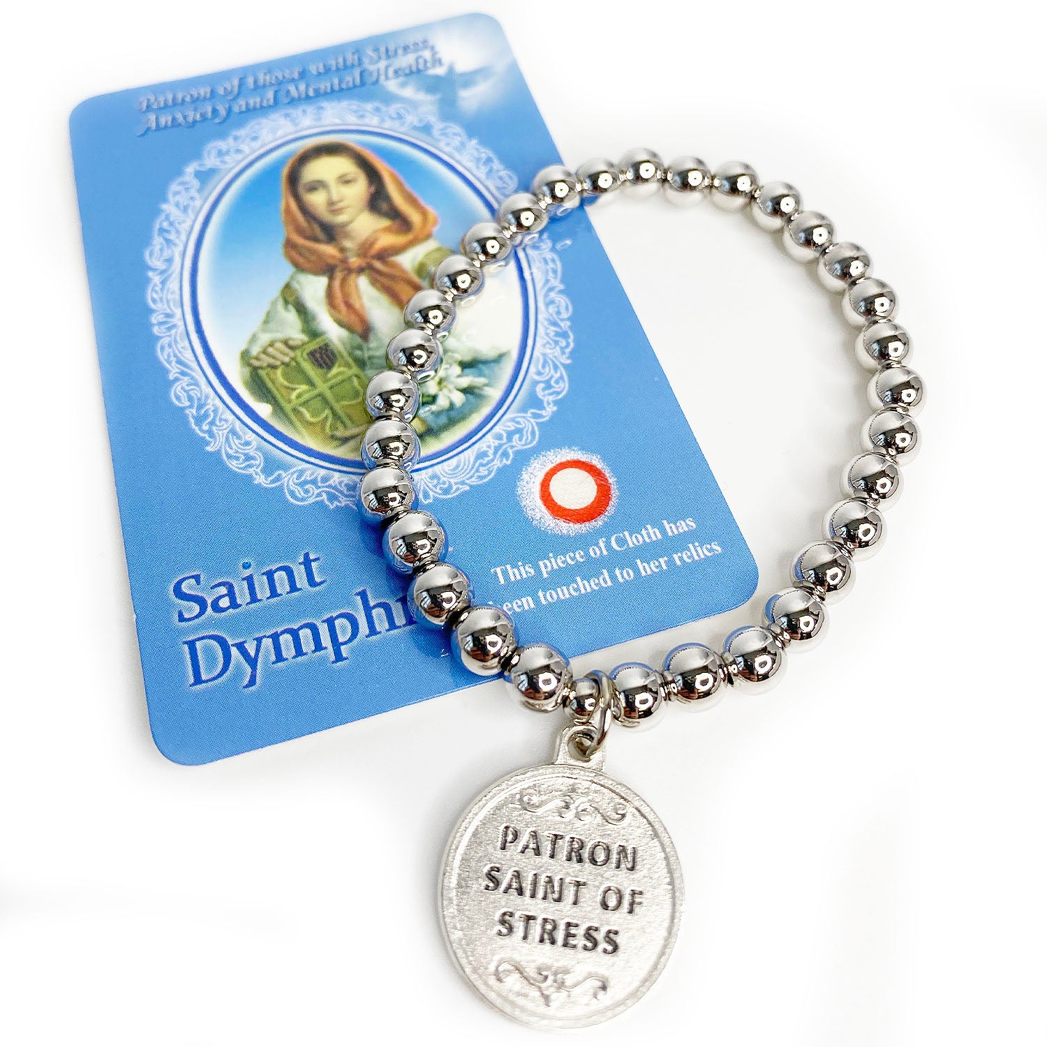 Healing Saint Italian Charm Bracelet - St Dymphna – Lumen Mundi