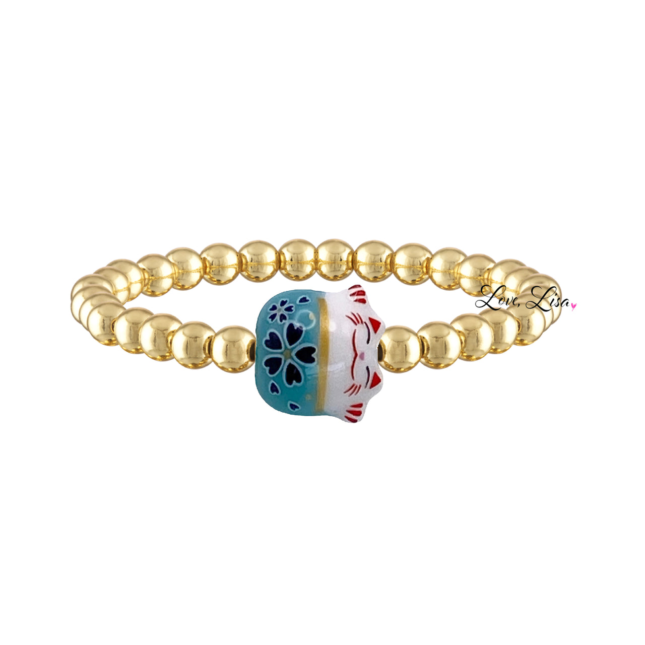 Olivia Maneki Neko "Lucky Cat" Bracelet